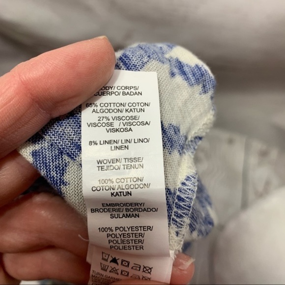 Lucky Brand Embroidered Sleeveless Top - Picture 8 of 8